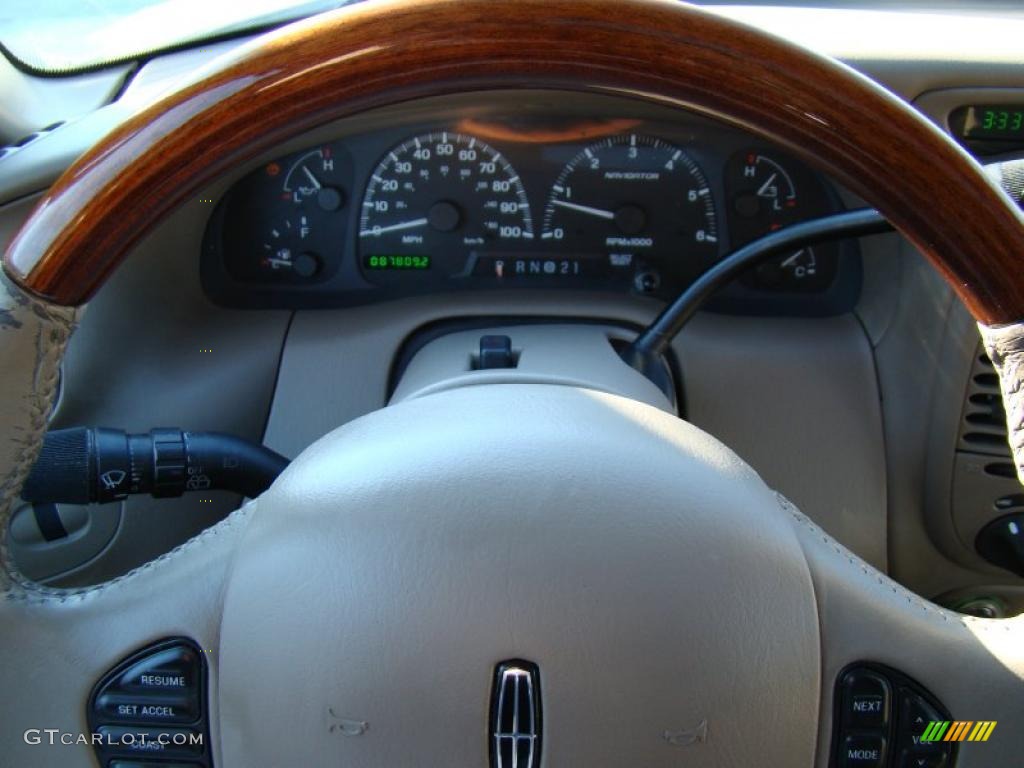 2002 Navigator Luxury 4x4 - Light Parchment Gold Metallic / Medium Parchment photo #29