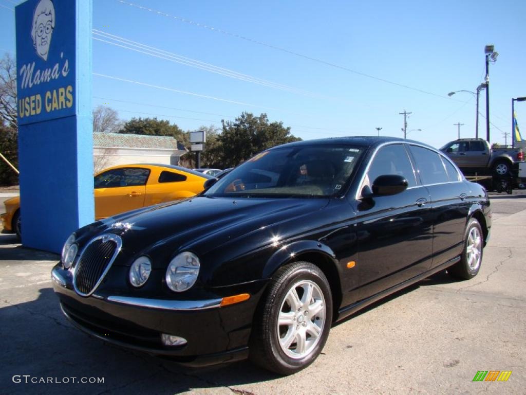 2004 S-Type 3.0 - Ebony Black / Sand photo #4