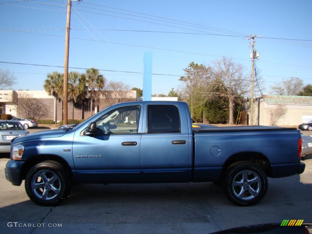 2006 Ram 1500 Sport Quad Cab - Atlantic Blue Pearl / Medium Slate Gray photo #5