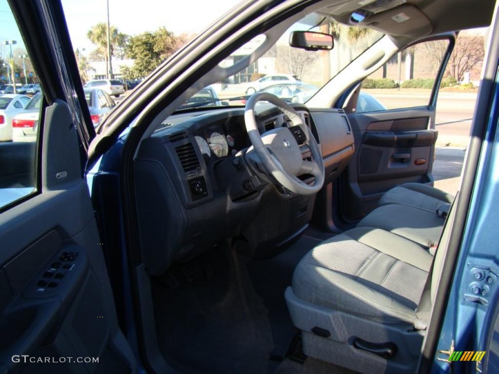 2006 Ram 1500 Sport Quad Cab - Atlantic Blue Pearl / Medium Slate Gray photo #9