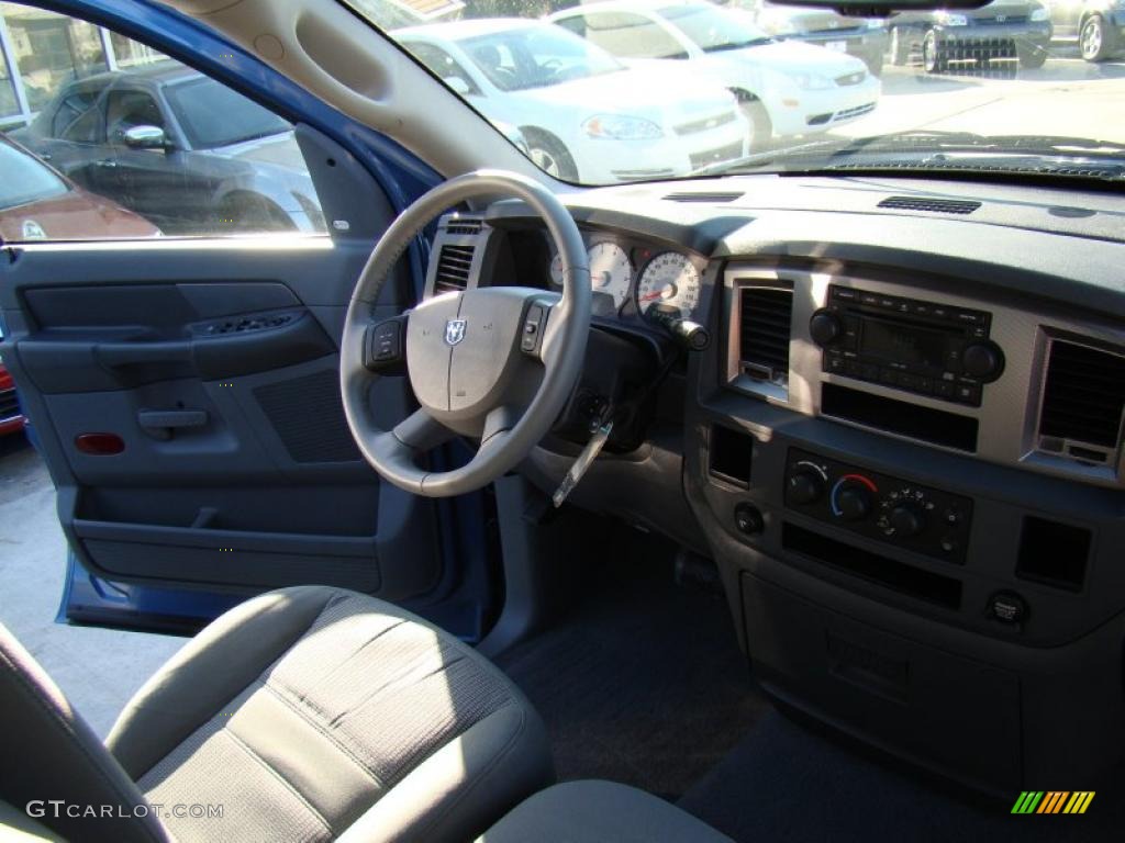 2006 Ram 1500 Sport Quad Cab - Atlantic Blue Pearl / Medium Slate Gray photo #17