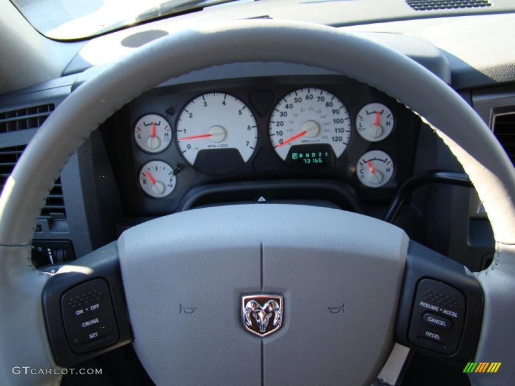 2006 Ram 1500 Sport Quad Cab - Atlantic Blue Pearl / Medium Slate Gray photo #22