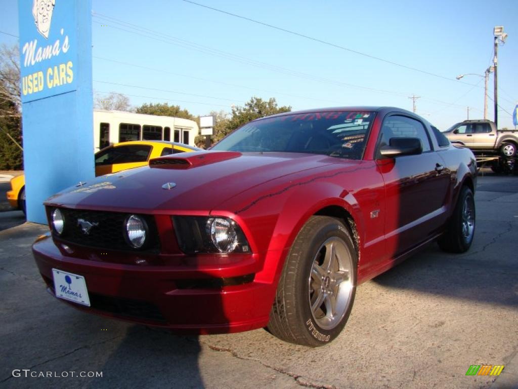 2006 Mustang GT Premium Coupe - Redfire Metallic / Light Graphite photo #4