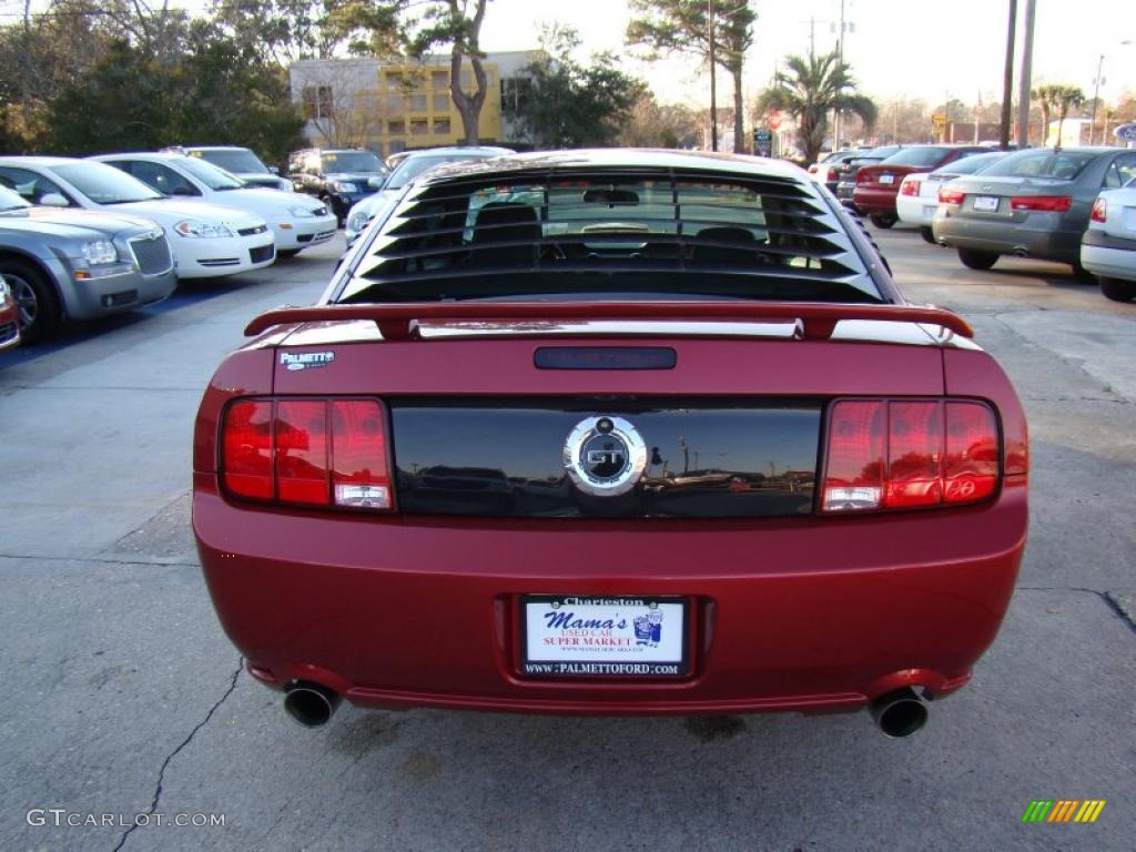 2006 Mustang GT Premium Coupe - Redfire Metallic / Light Graphite photo #7