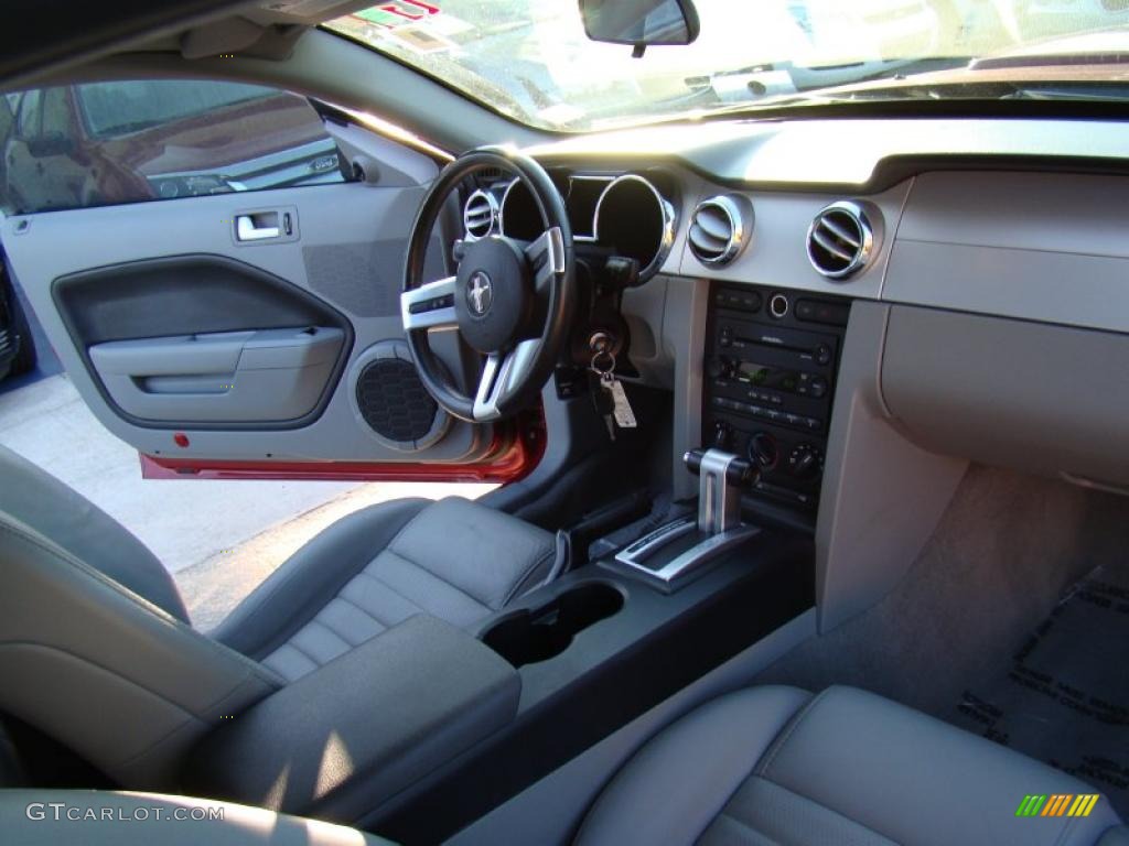 2006 Mustang GT Premium Coupe - Redfire Metallic / Light Graphite photo #15