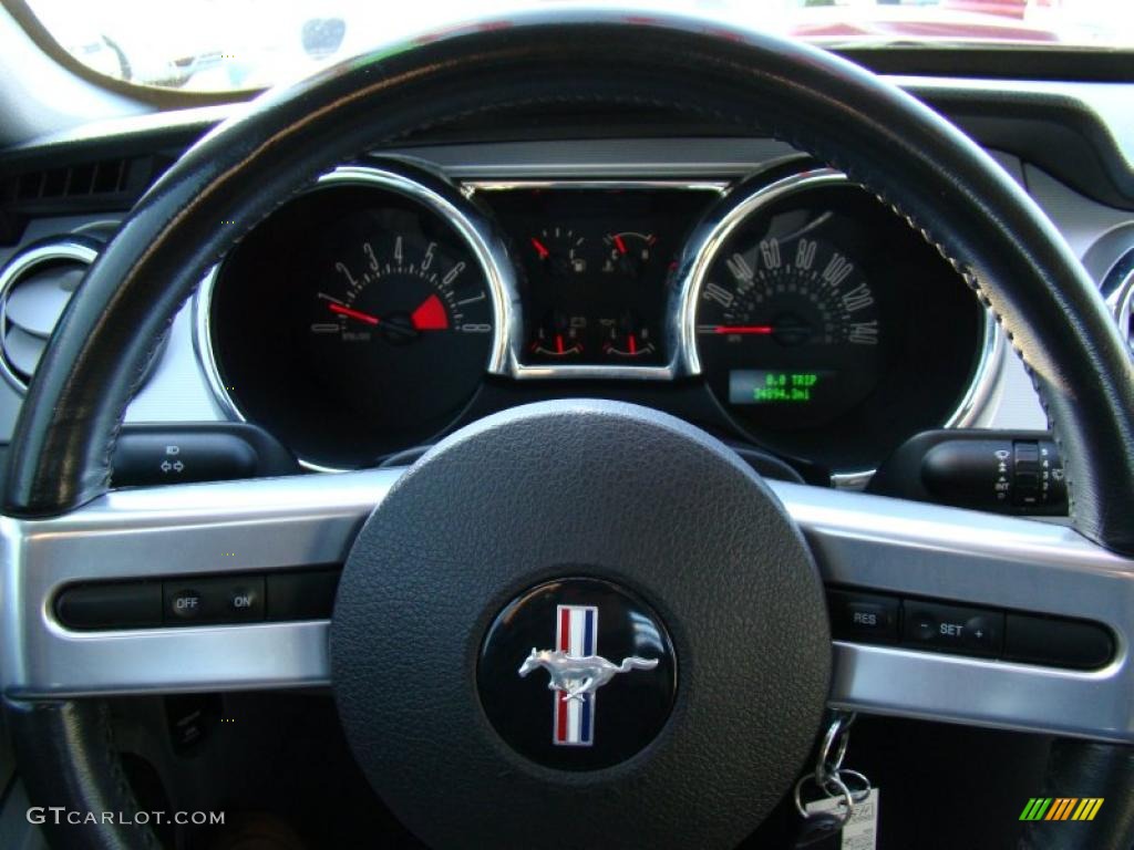 2006 Mustang GT Premium Coupe - Redfire Metallic / Light Graphite photo #20