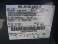 UN: Steel Blue Metallic 2010 Lincoln MKT FWD Color Code