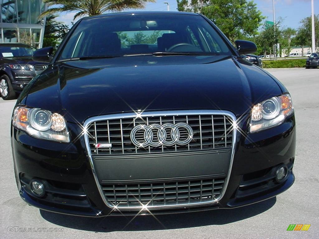 2008 A4 3.2 Sedan - Brilliant Black / Black photo #8