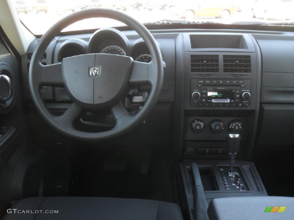 2011 Dodge Nitro Heat Dark Slate Gray Dashboard Photo #43163361