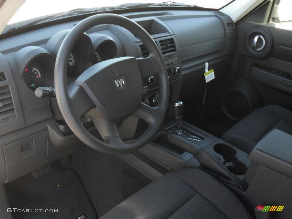 Dark Slate Gray Interior 2011 Dodge Nitro Heat Photo #43163965