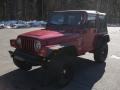 1999 Flame Red Jeep Wrangler Sport 4x4  photo #1