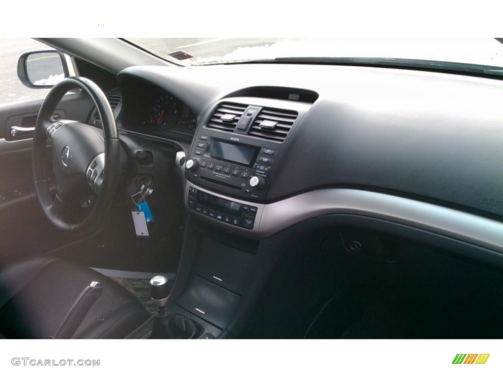 2008 Acura TSX Sedan Ebony Dashboard Photo #43168401