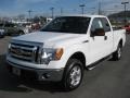 2011 Oxford White Ford F150 XLT SuperCab 4x4  photo #2