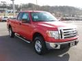 2011 Race Red Ford F150 XLT SuperCab 4x4  photo #4