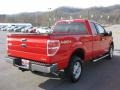 2011 Race Red Ford F150 XLT SuperCab 4x4  photo #6