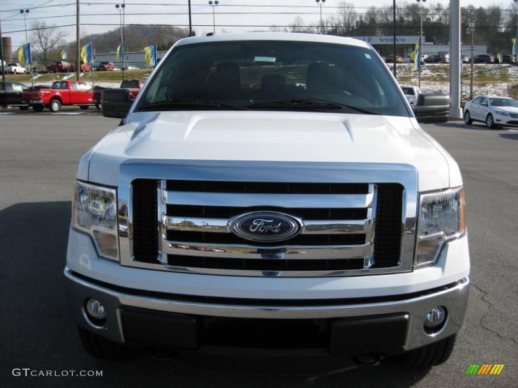 2011 F150 XLT SuperCrew 4x4 - White Platinum Metallic Tri-Coat / Steel Gray photo #11