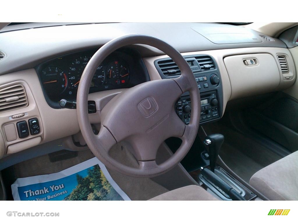 2002 Accord EX Sedan - Firepepper Red Pearl / Ivory photo #13