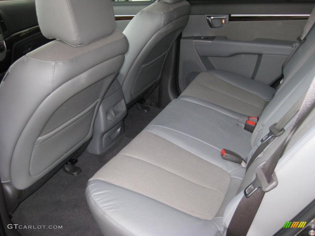 Gray Interior 2011 Hyundai Santa Fe SE AWD Photo #43170393