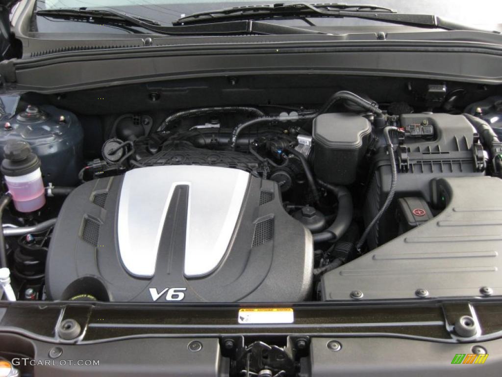 2011 Hyundai Santa Fe GLS AWD 3.5 Liter DOHC 24-Valve VVT V6 Engine Photo #43170749
