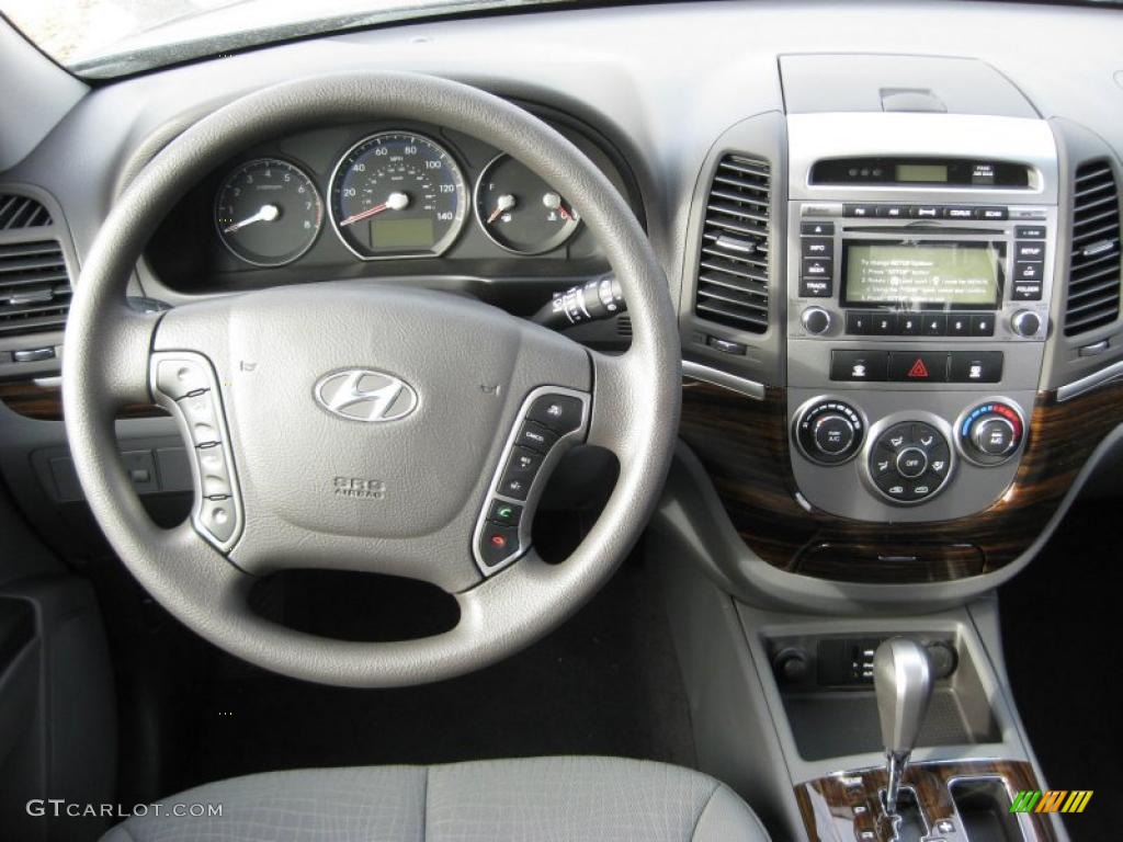 2011 Hyundai Santa Fe GLS AWD Gray Dashboard Photo #43170993