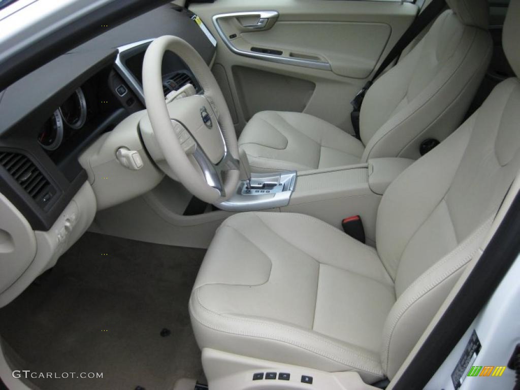Sandstone Beige Interior 2011 Volvo XC60 T6 AWD Photo #43171277