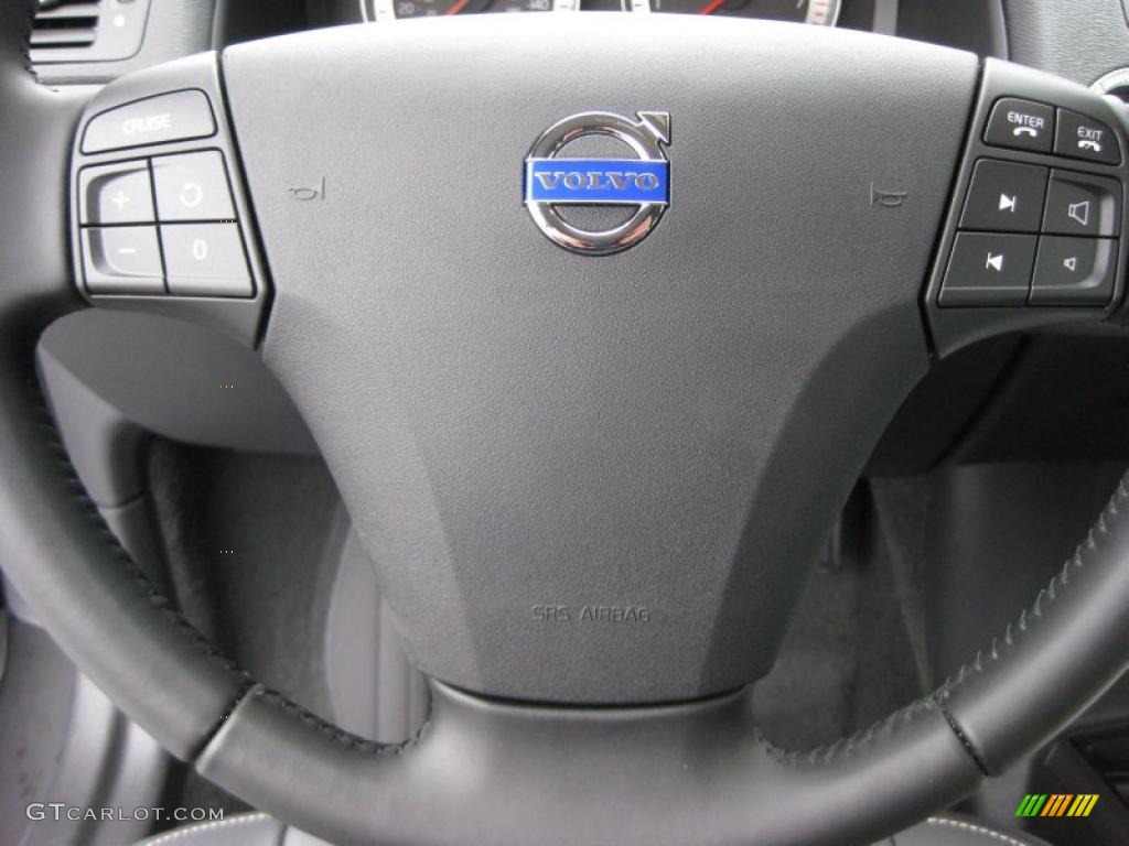 2011 Volvo C70 T5 Soverign Hide Off Black Leather/Off Black Steering Wheel Photo #43171961