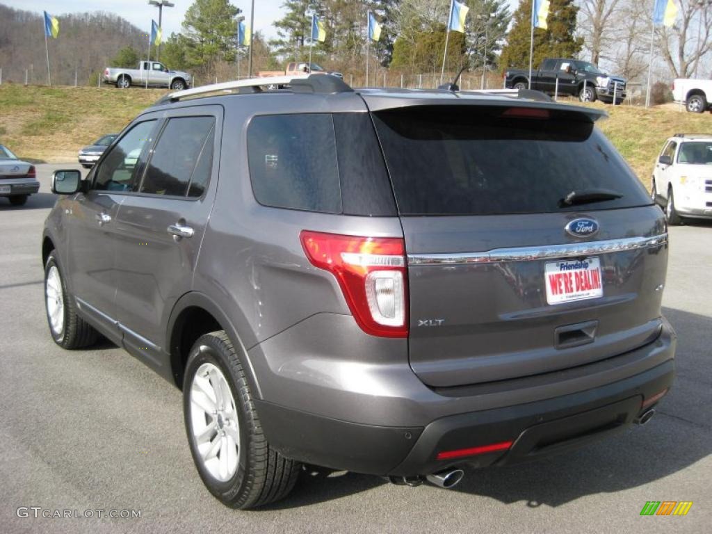 2011 Explorer XLT 4WD - Sterling Grey Metallic / Charcoal Black photo #8