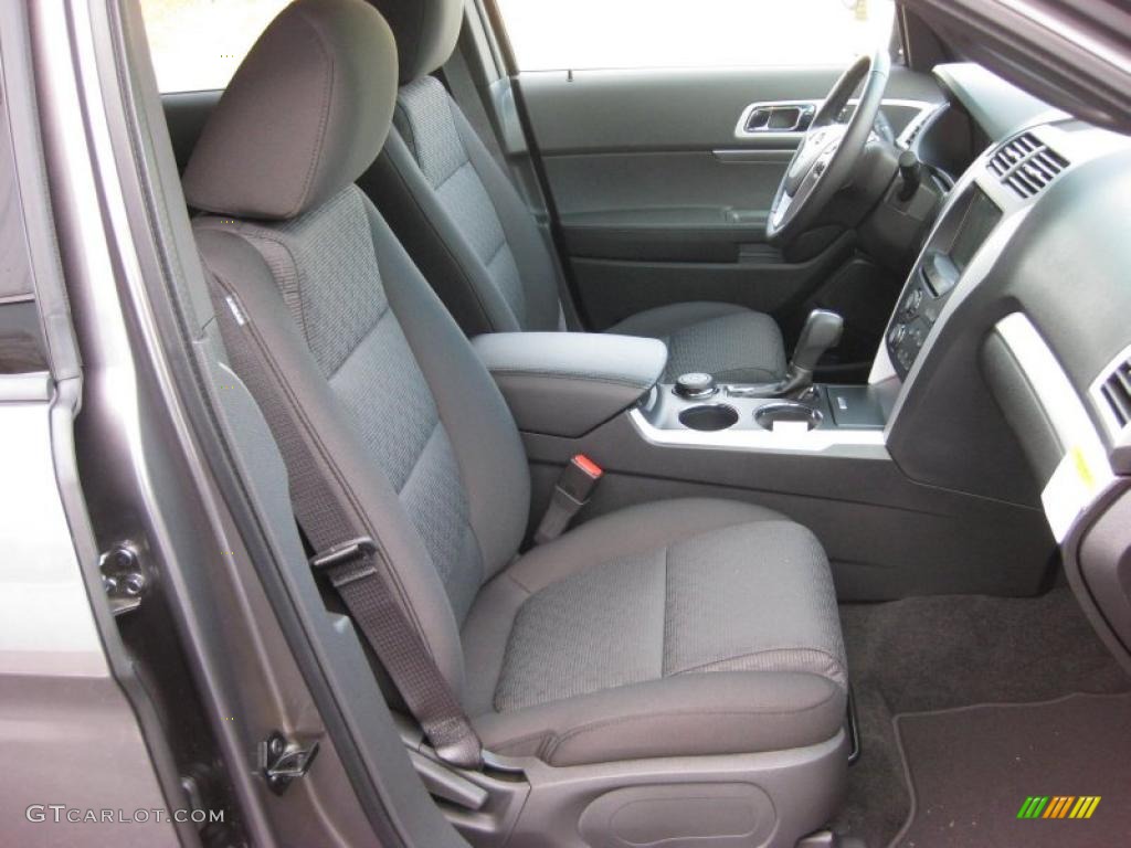 Charcoal Black Interior 2011 Ford Explorer XLT 4WD Photo #43174030