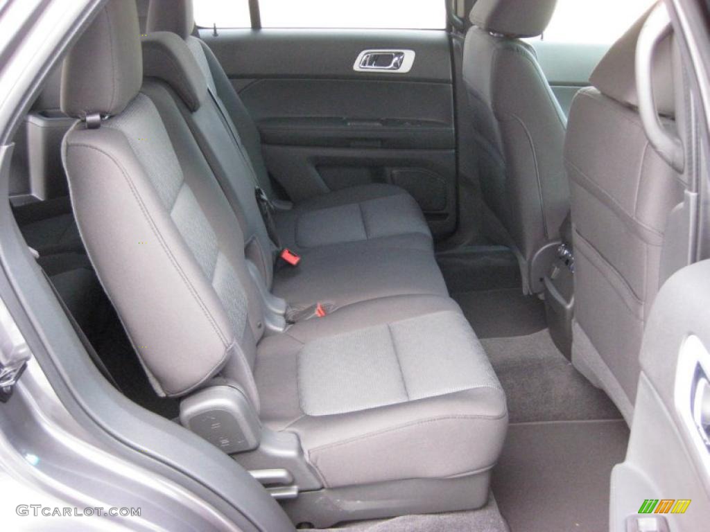 Charcoal Black Interior 2011 Ford Explorer XLT 4WD Photo #43174098