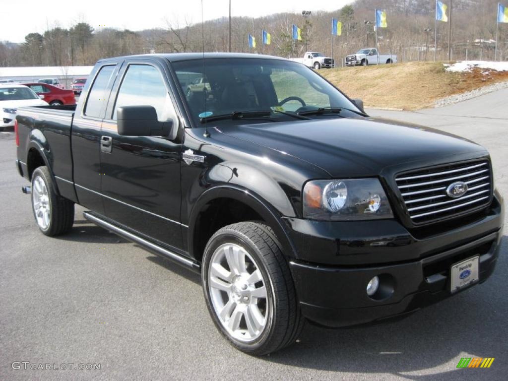Black 2006 Ford F150 Harley-Davidson SuperCab 4x4 Exterior Photo #43174762
