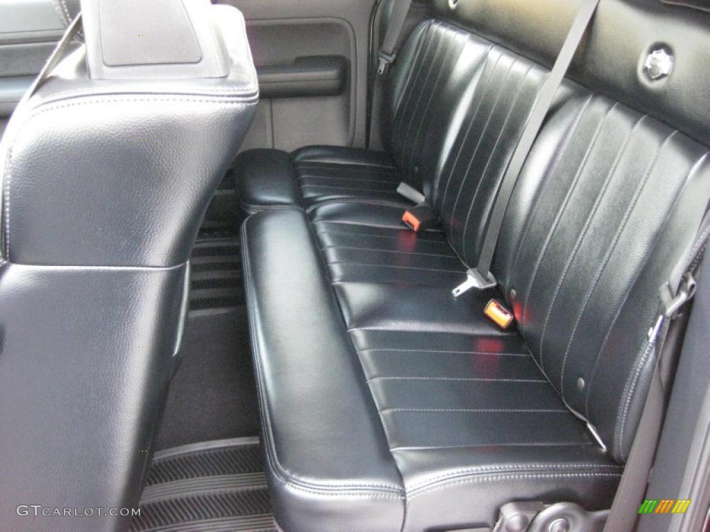 Black Interior 2006 Ford F150 Harley-Davidson SuperCab 4x4 Photo #43174946