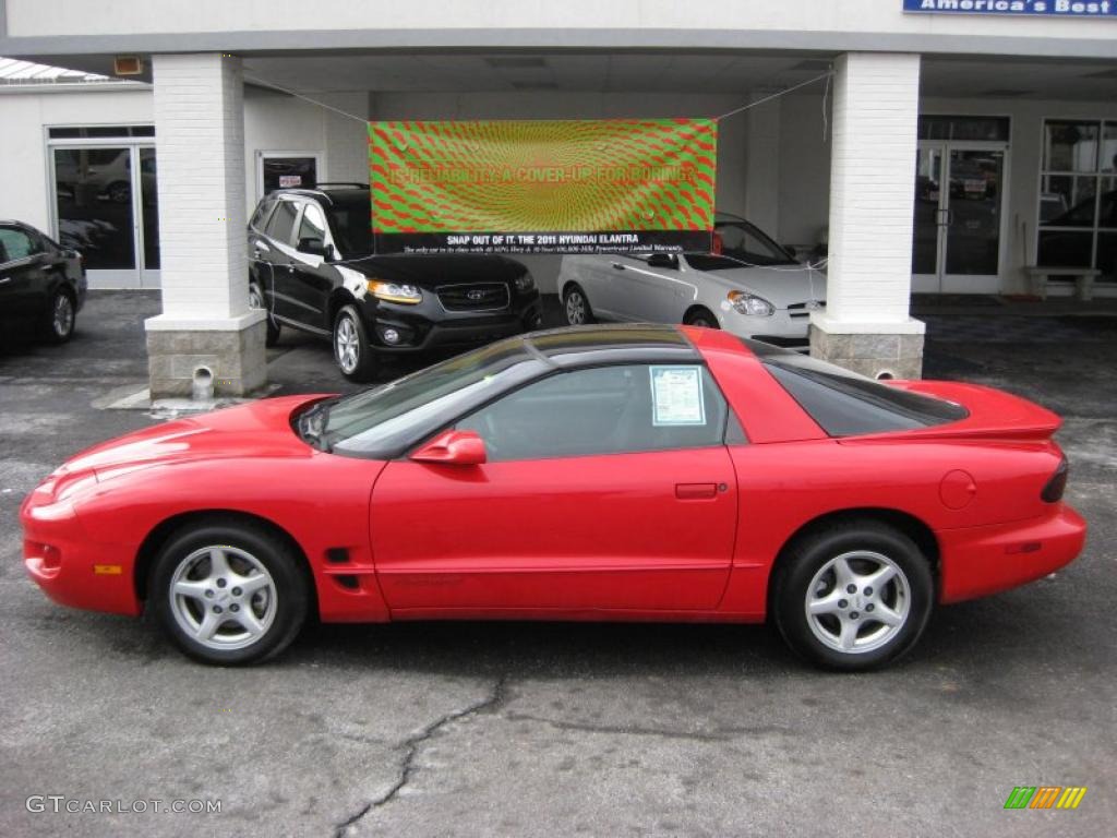 Bright Red 2001 Pontiac Firebird Coupe Exterior Photo #43175666