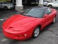 Bright Red 2001 Pontiac Firebird Coupe Exterior