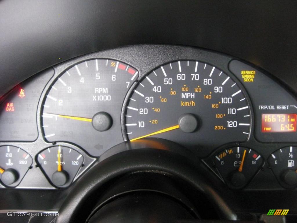 2001 Pontiac Firebird Coupe Gauges Photo #43176070