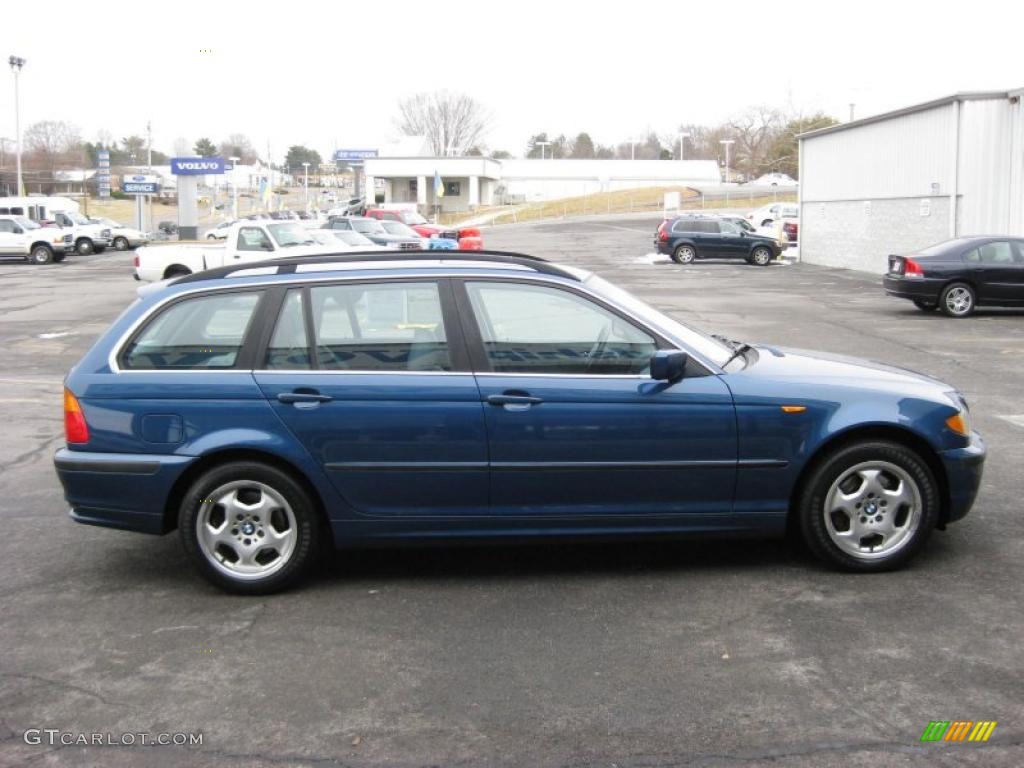 Topaz Blue Metallic 2002 BMW 3 Series 325xi Wagon Exterior Photo #43176206