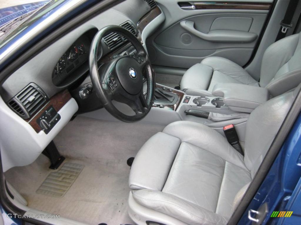 Grey Interior 2002 BMW 3 Series 325xi Wagon Photo #43176362