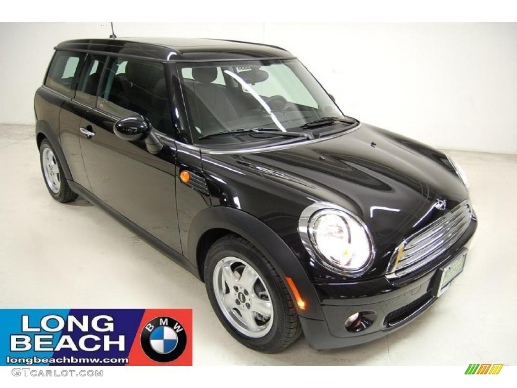 2010 Cooper Clubman - Midnight Black Metallic / Grey/Carbon Black photo #1