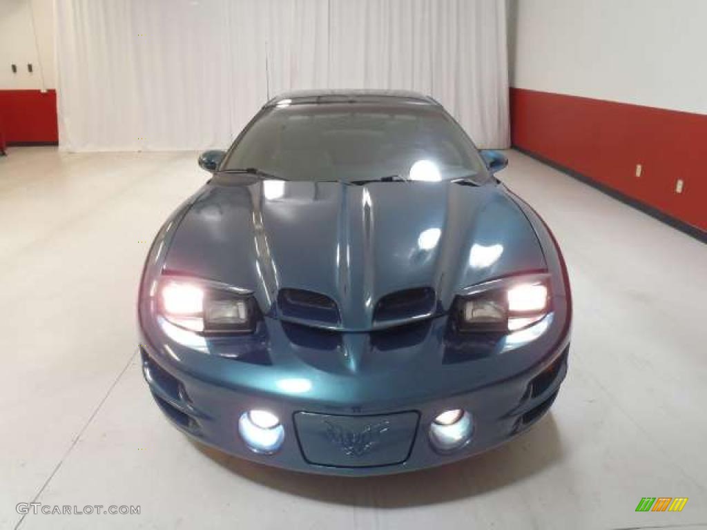 2001 Firebird Trans Am Coupe - Blue-Green Chameleon Metallic / Camel photo #2