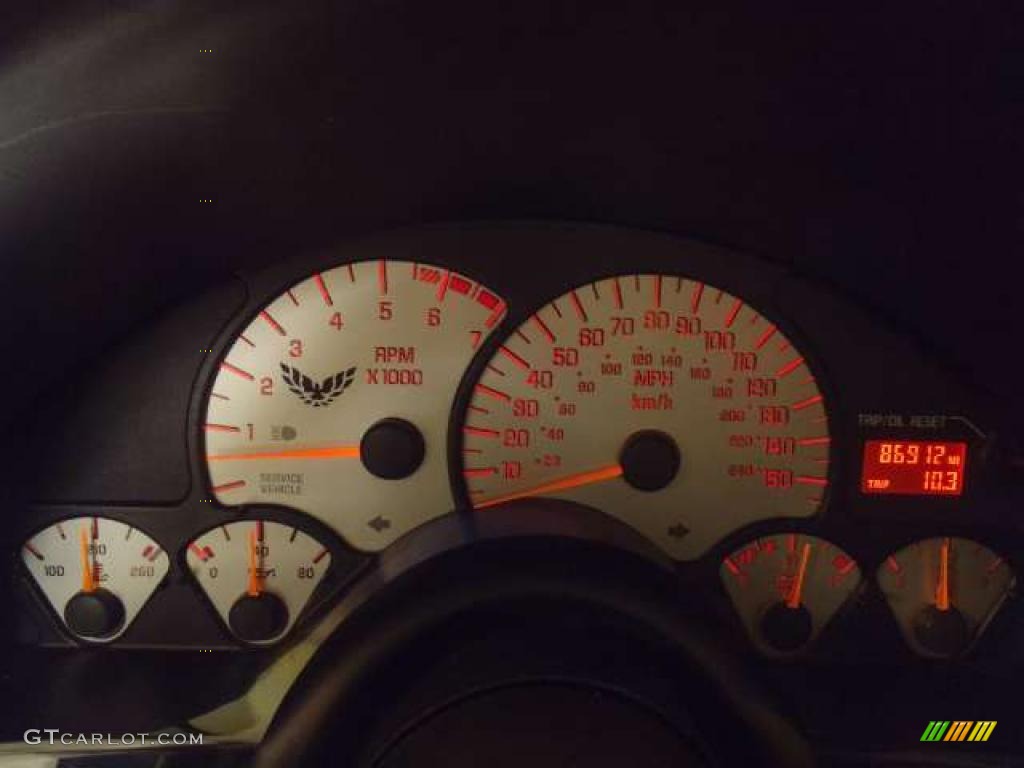 2001 Pontiac Firebird Trans Am Coupe Gauges Photo #43188010