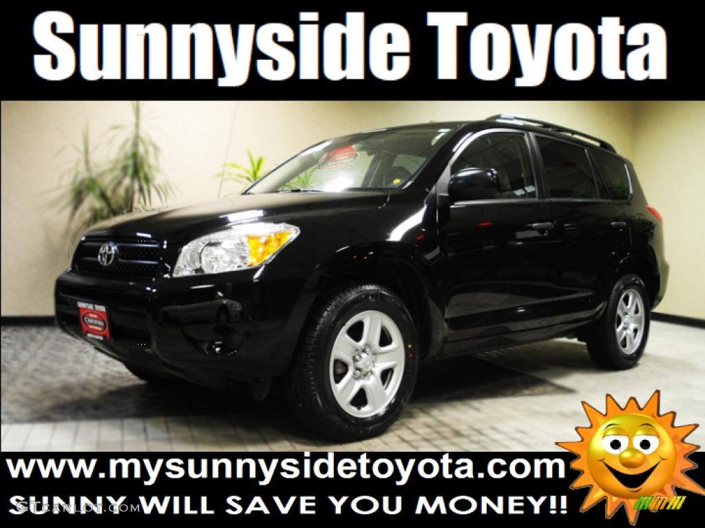 2007 RAV4 I4 - Black / Ash Gray photo #1