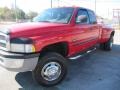2000 Flame Red Dodge Ram 3500 SLT Extended Cab 4x4 Dually  photo #4