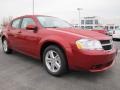 2010 Inferno Red Crystal Pearl Dodge Avenger Express  photo #4