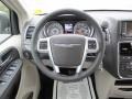 Black/Light Graystone 2011 Chrysler Town & Country Touring - L Steering Wheel