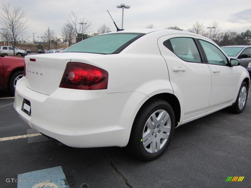 Stone White 2011 Dodge Avenger Express Exterior Photo #43193446