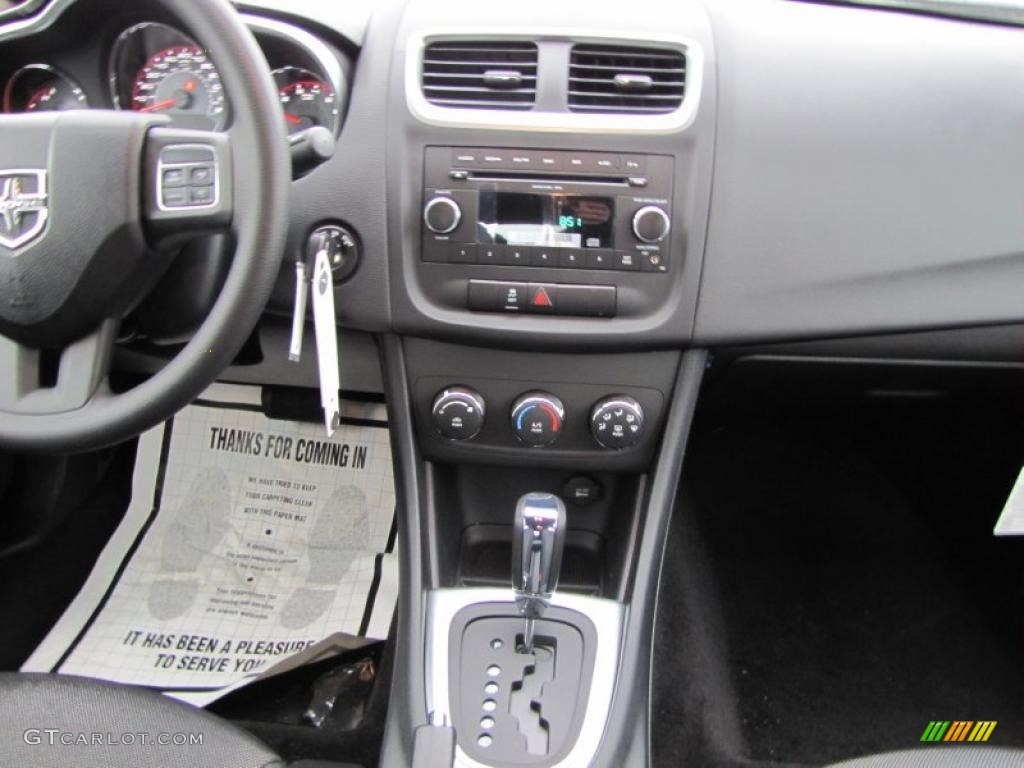 2011 Dodge Avenger Express Black Dashboard Photo #43193546