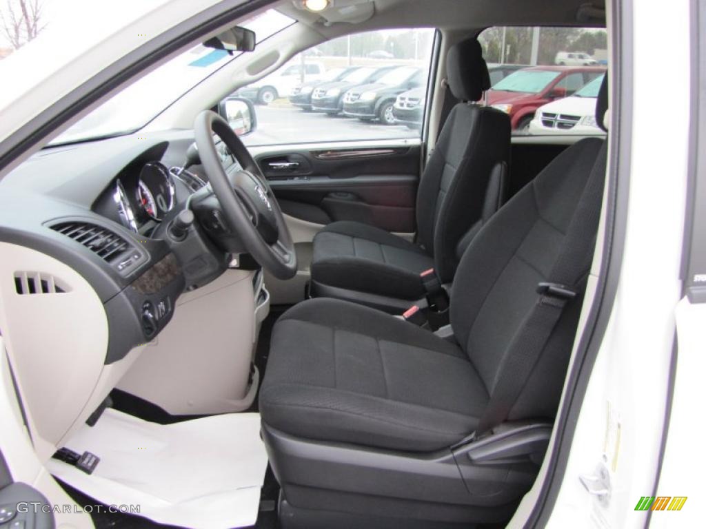 Black/Light Graystone Interior 2011 Dodge Grand Caravan Express Photo #43193702