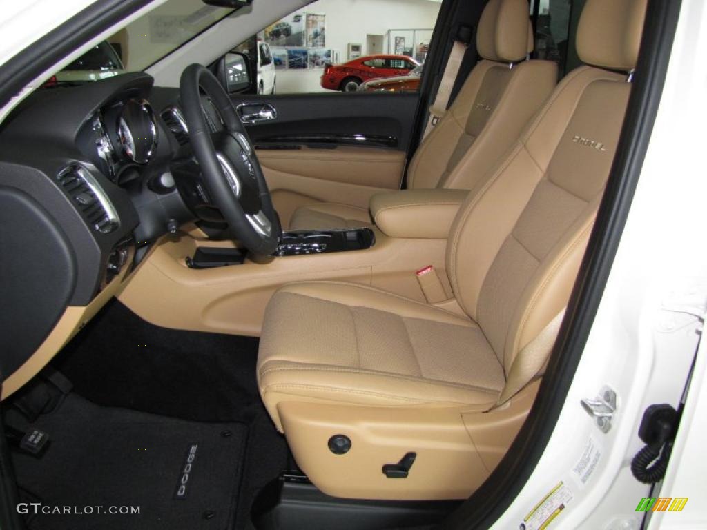 Black/Tan Interior 2011 Dodge Durango Citadel Photo #43194790