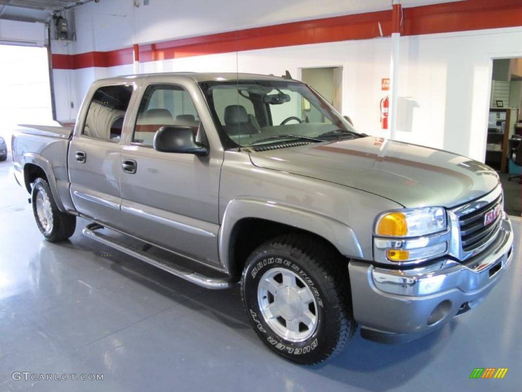 2006 Sierra 1500 SLT Z71 Crew Cab 4x4 - Steel Gray Metallic / Pewter photo #5