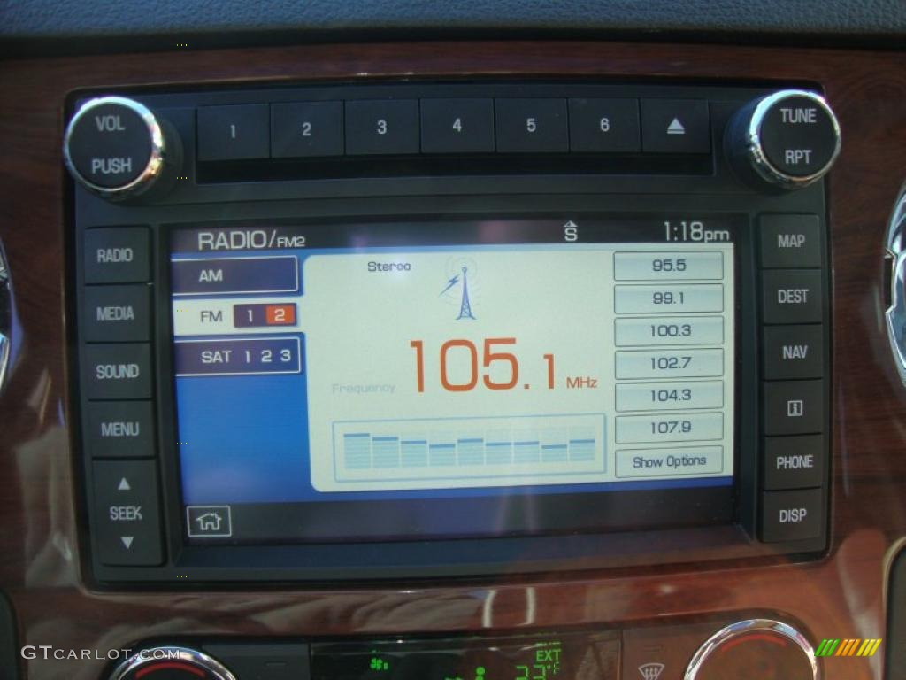 2009 Ford F350 Super Duty King Ranch Crew Cab 4x4 Dually Controls Photo #43195238