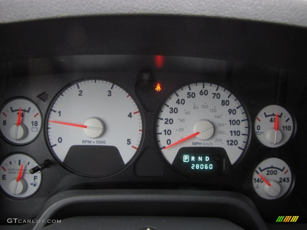 2008 Dodge Ram 2500 Big Horn Quad Cab 4x4 Gauges Photo #43196534